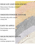 Boobeen 6PCS Cream Eyeshadow Sticks - Waterproof Eyeshadow Pencil Crayons - Eye Brightener Stick Shimmer Pens - Create Glitter Eye Makeup - Easy to Use