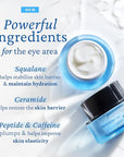 belif Peptide Eye Bomb, Anti-Aging Eye Cream for Wrinkles, Fine Lines, Crow’s Feet & Eye Bags, 48hr Hydration with Ceramide, Squalane, Caffeine, Dermatologist-Tested Korean Skincare, 0.84 fl.oz