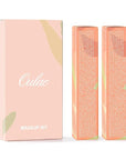 Oulac Moisturizing Shine Lipstick For Women Christmas Set 2PCS, 2 in 1 Tinted Lip Balm for Winter, Hydrated Juicy and Glossy Lip Color for Dry, Cracked and Chapped Lips, Vegan [S03+S05]
