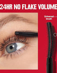 Revlon ColorStay Full Time Waterproof Mascara, Volumizing Eye Makeup, 24 Hour Wear, Smudge-Proof, Flake-Proof, 411 Blackest Black, Waterproof