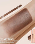 Oulac Brown Eyeshadow Pencil – Twist-Up Creamy Crayon, Waterproof Long Lasting Eye Makeup, Vegan & Cruelty-Free Eye Makeup, 1.25g, 15 Velvet Teddy
