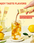 [Liveling] Apple Cider Vinegar Drink Stick & 3-in-1 Shot – Lemon Flavor | Supports Digestion, Daily Cleanse, Sugar-Free, Low-Calories, Portable On-The-Go Packets (30 sticks)