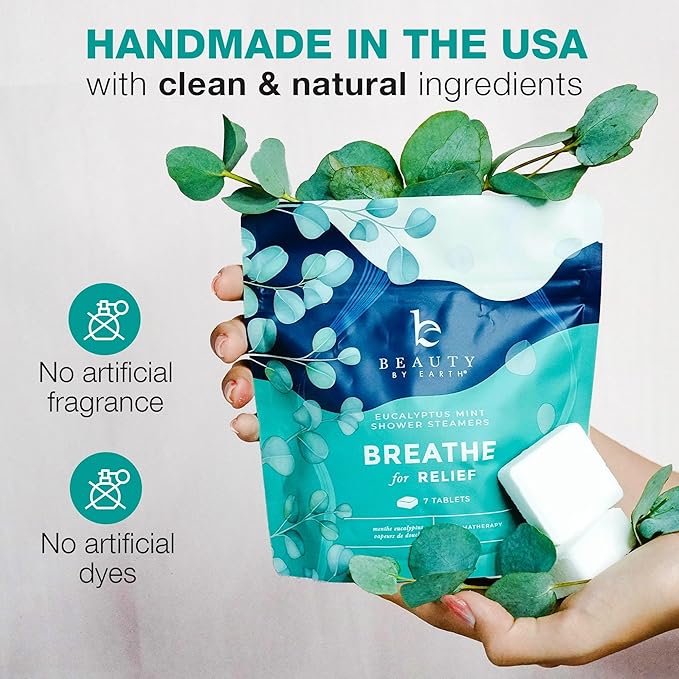 Shower Steamers Eucalyptus for Shower - Mothers Day Gifts for Her, Aromatherapy Gift for Men