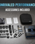 Novah Professional Hair Clippers for Men, Professional Barber Clippers and Trimmer Set, Mens Cordless Clipper, Fade Haircut Kit, Electric Hair Cut Machines