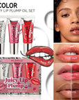 Lip Plumper Gloss 3 Colors Set, Glaze(A)