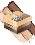 Maybelline New York Shadow Blocks Shadow Blocks Eyeshadow Palette, Stacked Eye Shadow Trio, North 3rd & Bedford Ave, 0.08 oz