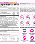 Hydrolyzed Collagen Peptides Powder for Women - Slimming MultiCollagen Burn Ultimate Beauty Complex with Hyaluronic Acid Vitamin C & Types I II III V and X for Women Tropical Punch 30 Servings