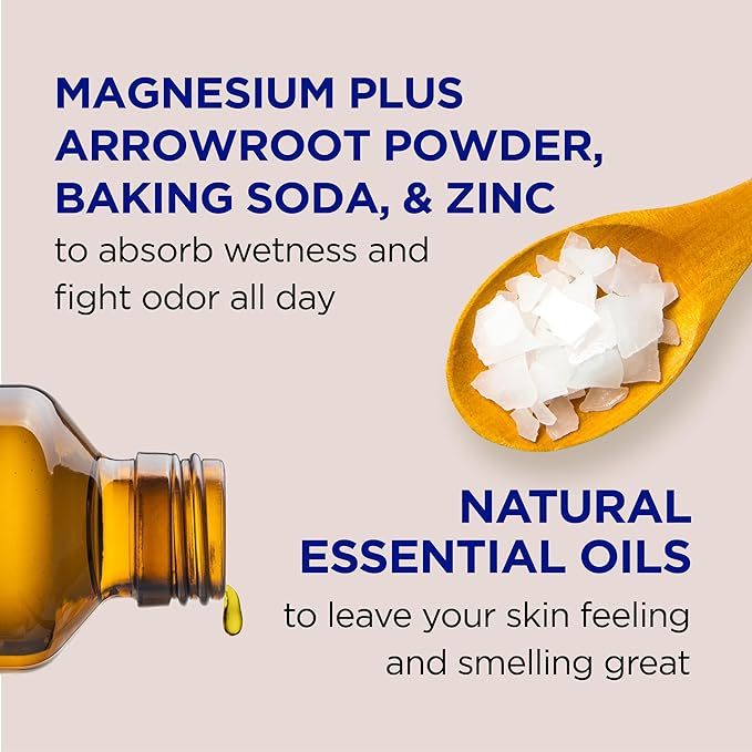Dr Teal's Aluminum Free Deodorant, Coconut Oil with Essential Oils, 2.65 oz (Pack of 3)