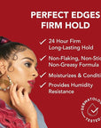 Creme of Nature with Argan Oil from Morocco Perfect Edges, 24 Hour Extra Hold with Moisture & Exotic Shine, 2.25 Ounce (Pack of 1)