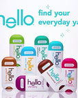 hello Clean and Fresh Aluminum Free Deodorant for Women and Men with Charcoal, 24-Hour Freshness, Baking Soda Free Deodorant, Dermatologically Tested, 2.6 oz Stick (2 Pack)