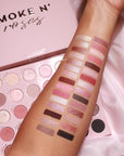 ColourPop Smoke N Roses Eyeshadow Palette - Rosey & Smokey Hues with Metallic and Matte Finishes - High-Pigment Eye Makeup with a Long-Wearing Formula (1.16 oz)