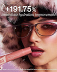 LipLock Jelly Serum for Dry Lips, Long-Lasting, Hydrating, Plumping, Glossy Mask with Rose PDRN, Carrot Collagen, Pillow Peptide, Moisturizing Tinted Lip Balm. (Pink Flan)