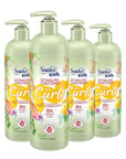 Suave Kids Natural Sweet Almond Honey Curly Hair Detangling Conditioner, Tear Free, No Parabens, No Dyes, 16.5 Oz Pack of 4