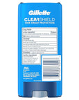 Gillette Antiperspirant and Deodorant for Men, 72hr Sweat & Odor Protection, Long Lasting Freshness, Anti-White Mark Technology, Clear Gel, Wild Rain Scent, 3.8 oz (Pack of 2)