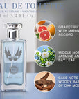 Hybrid & Company Mens 2 Pcs Courageous Into Infinity Eau De Perfum Vaporisateur Natural Spray