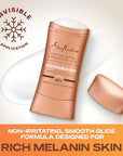 SheaMoisture Antiperspirant Deodorant Stick Moisturizing Raw Shea Butter & Hyaluronic Acid 2 Count for 48HR Sweat & Odor Protection with No Parabens & No Mineral Oil 2.6 oz