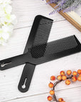 Boao 3 Pieces Barber Combs Flat Top Clipper Combs Hair Cutting for Flat Top and Clipper Cuts(Black)