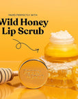 Poppy & Pout Wild Honey Jumbo Lip Balm | All Natural Lip Balms & Moisturizers | Hydrates with Beeswax, Vitamin E, Organic Coconut Oil | Cruelty-Free | Lip Balm in Recyclable Cardboard Tube