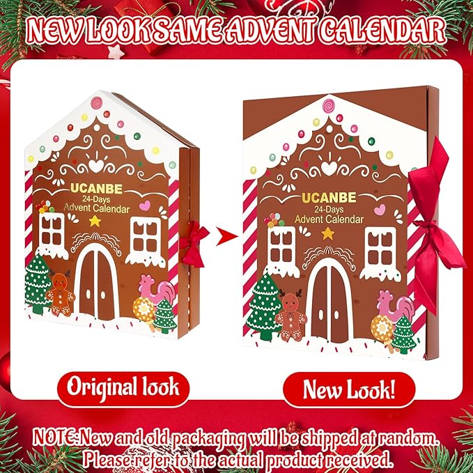 Makeup Advent Calendar 2025, 24 Days Christmas Gift Makeup Sets For Women, UCANBE 2025 Xmas Countdown Calendar Full Makeup Kits Beauty Makeup & Cosmetic For Teens, Girls Gift