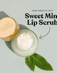 Poppy & Pout Sweet Mint A Jumbo Lip Balm | All Natural Lip Balms & Moisturizers | Hydrates with Beeswax, Vitamin E, Organic Coconut Oil | Cruelty-Free | Lip Balm in Recyclable Cardboard Tube