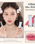 Flower Knows Violet Strawberry Rococo Glitter Lip Gloss G02 Rasberry Booze+Swan Ballet Shine Solid Lip Gloss Stick B06 Blue Ribbon
