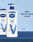 Vaseline Intensive Care Unscented Advanced Repair Body Lotion - Ultra-Hydrating with Lipids for Extremely Dry Skin, 20.3 oz, Pack of 3