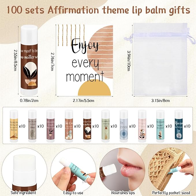 Mental Health Awareness Gifts Lip Balm