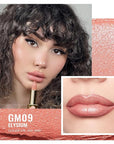 Oulac Metallic Coral Lipstick Set 3PCS High Impact Lipcolor with Moisturizing Formula, Vegan Beauty, Full-Coverage Lip Color, Gift Lipstick for Women, 4.3g X 3PCS, GM09+GM11+25