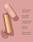 Poppy & Pout All Natural Lip Tint, Cardboard Tube, Hand-Filled, Beeswax, Vitamin E, Coconut Oil, Cruelty Free, All-Natural Shades (Beverly)