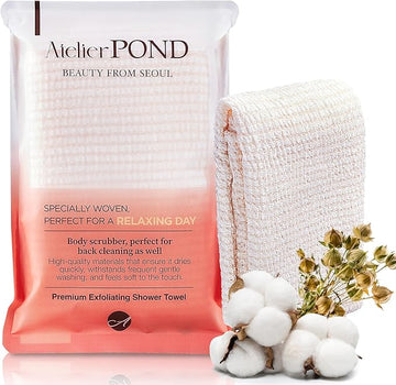 Exfoliating Washcloth/Shower Towel/Korean Body Scrub, Made in Korea [Relax DayX1]