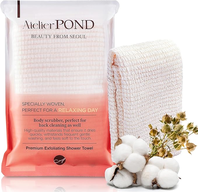 Exfoliating Washcloth/Shower Towel/Korean Body Scrub, Made in Korea [Relax DayX1]