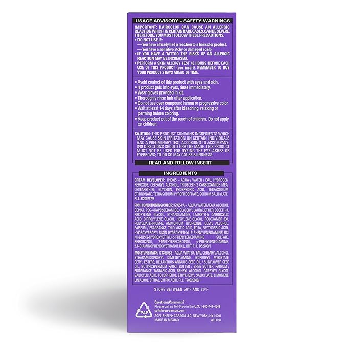 SoftSheen-Carson Dark and Lovely Fade Resist Rich Conditioning Hair Color, Permanent Hair Color, Up To 100 percent Gray Coverage, Brilliant Shine with Argan Oil and Vitamin E, Chestnut Blonde