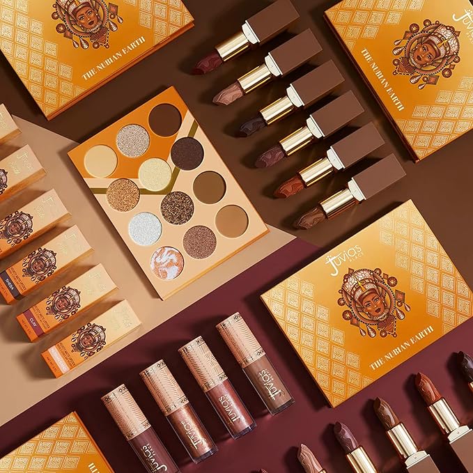 Juvia's Place Nubian Earth Matte Lipstick Nubian Sand - Hydrating, Long-lasting, Richly Pigmented Lip Makeup, Creamy Lipstick with Matte Finish, Beauty & Lip Care Product