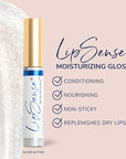 SeneGence LipSense Moisturizing Gloss – Hydrating, Long-Lasting Gloss with Shea Butter & Vitamin E, Vegan & Paraben-Free
