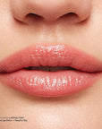 Almay Color & Care Hydrating Lip Gloss, Soft Natural Hues, Prebiotic Complex, Hyaluronic Filling-Sphere Technology, 400 Peachy Sky, 0.1 Fl Oz