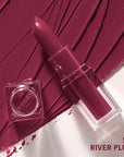 COVERGIRL Clean Lip Color, River Plum, Satin Finish, Squalane, Avocado & Aloe, Carmine-Free, Non-Drying, 0.12oz