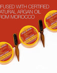 Creme of Nature with Argan Oil From Morocco Perfect Edges Hair Gel, 24 Hour Hold with Moisture and Exotic Shine, Extra Firm Hold, 2.25 Oz (Pack of 2)