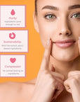 Ellovi Natural Lip Butter Lip Balm - Ginger Lemon - Pure Enough to Eat - Made With Just 6 Vegan Ingredients - 100% Natural & Organic Moisturizing Lip Care for All Day Hydration (Single)