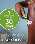 Venus Extra Smooth Women's Razor Handle + 4 Blade Refills