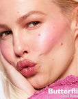 Kosas Blush is Life – Talc-Free Dimensional Blush Baked with Squalane & Hyaluronic Acid – Long Wear, Safe for Sensitive Skin - Butterflies