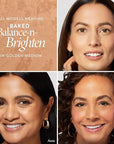 LAURA GELLER NEW YORK Award-Winning Baked Balance-n-Brighten To Go Travel Size Color Correcting Powder Foundation - Golden Medium - Buildable Light to Medium Coverage - Demi-Matte Natural