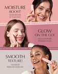 KAHI Wrinkle Bounce Multi Balm Facial Moisturizer | All-in-One Hydrating Lip Balm Eye Cream Neck Cream Make Up Base & Face Mist Moisture Balm Stick | Daily Face Moisturizer Stick (0.32 fl oz)