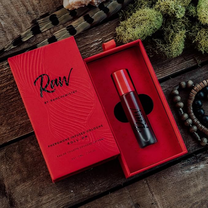 RawChemistry Raw Pheromone Infused Cologne for Men Roll-On I Men's Cologne with Pheromones I Fragrances for Men