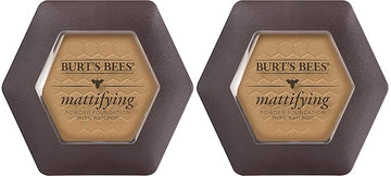 Burts Bees 100% Natural Mattifying Powder Foundation, Nutmeg of 2)