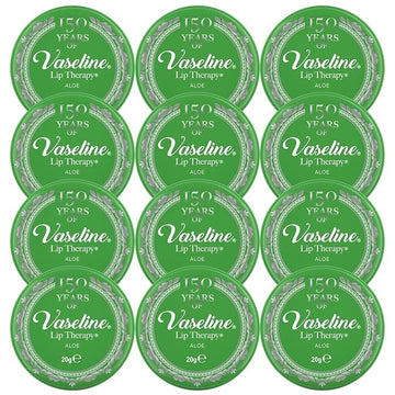 12 x Vaseline Lip Therapy Aloe 20g