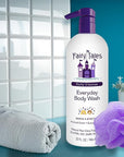 Fairy Tales Daily Cleanse Everyday Kids Body Wash - Soap for Bath or Shower, Body Wash For Kids With Clean and Natural Ingredients, Delicious Pear Citrus Scent – 32 oz.