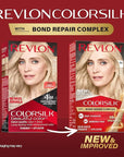 Revlon ColorSilk with Bond Repair Complex, Blonde Permanent Hair Color, 100% Gray Coverage, Ammonia Free Hair Dye, Vegan Keratin, 04 Ultra Light Natural Blonde (Pack of 3)