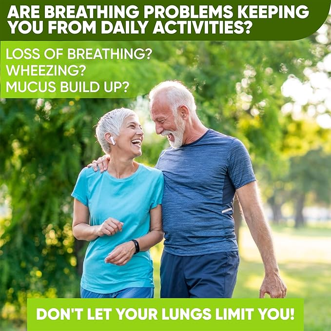 Lung Health & Immune Support Supplement - Lung Cleanse and Detox With Immunity Vitamins For Better Lungs, Immune Defense, Clear Lungs & Deep Breathing Including Quercetin & Cordyceps.Two Months Supply