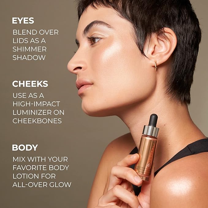 COVER FX Custom Enhancer Drops - Moonlight : Liquid Highlighter 15mL