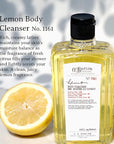 C.O. Bigelow Body Cleanser - No. 1161 - Moisturizing Lemon Body Wash for Men & Women with Aloe Vera, Sodium PCA, and Glycerin, 10 fl oz